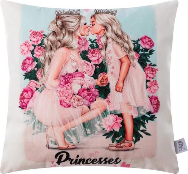 Наволочка Этель "Princesses" вид 2, 40*40 см,100% п/э